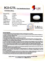 8.28/CT Natural Fire Opal with Govt. Lab Certificate-4551